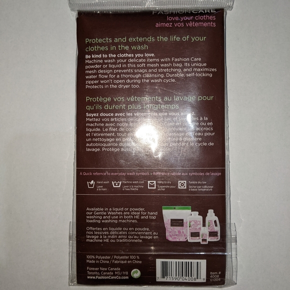 Fashion Care Soft Large Mesh Wash Bag - Picture 2 of 3